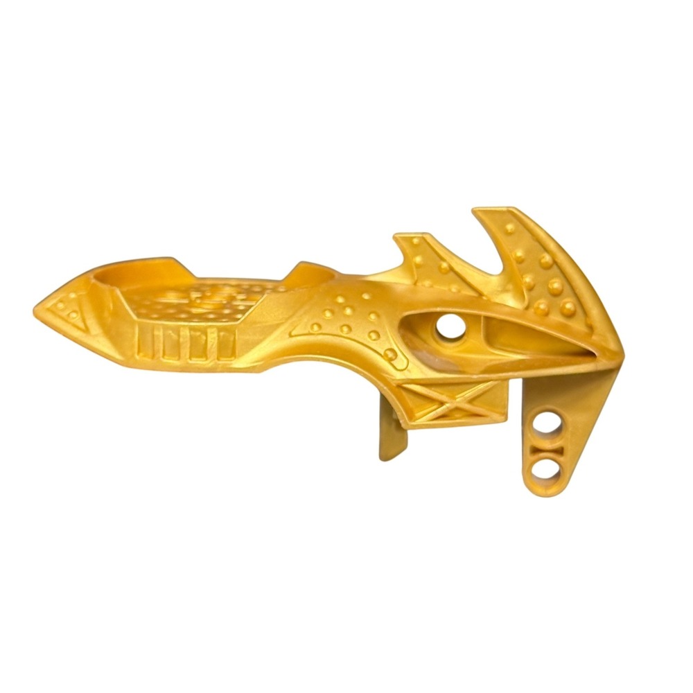 Vintage 2003 Lego Bionicle Visorak Head Pearl Gold Rare Piece 50913